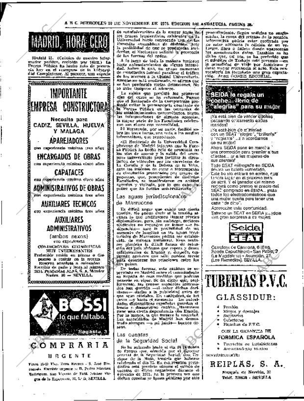 ABC SEVILLA 22-11-1972 página 38