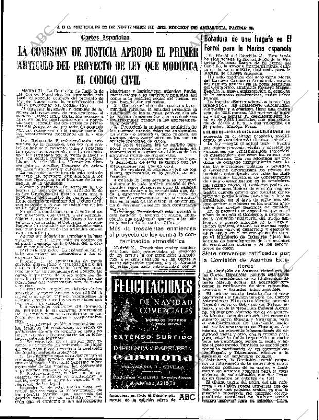 ABC SEVILLA 22-11-1972 página 39