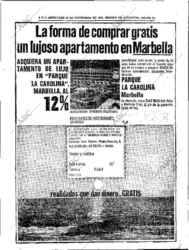 ABC SEVILLA 22-11-1972 página 42