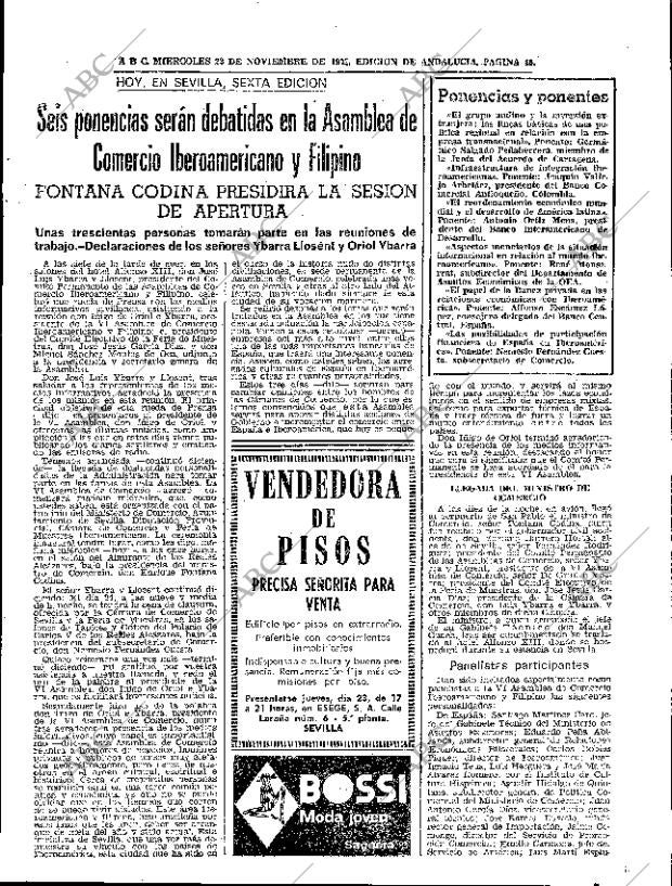 ABC SEVILLA 22-11-1972 página 45