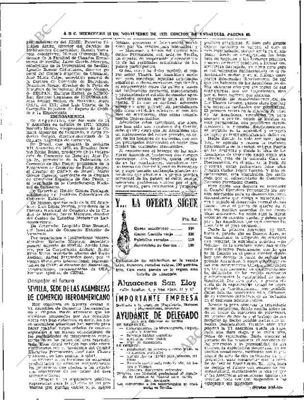 ABC SEVILLA 22-11-1972 página 46