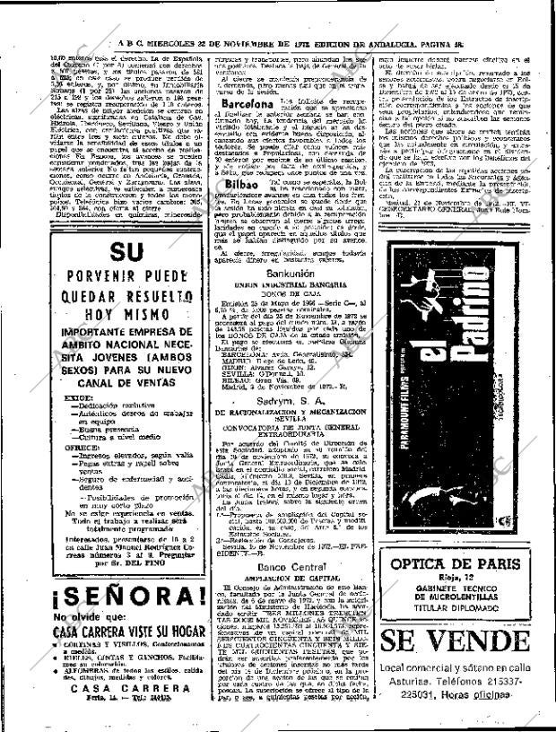 ABC SEVILLA 22-11-1972 página 48