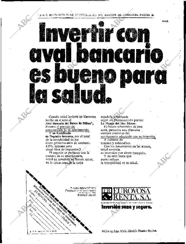 ABC SEVILLA 22-11-1972 página 54