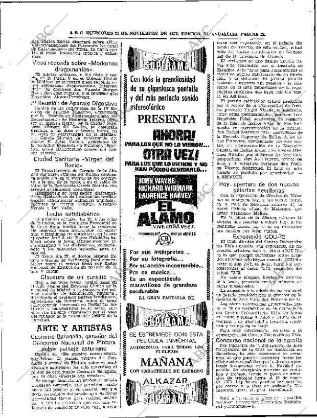 ABC SEVILLA 22-11-1972 página 58