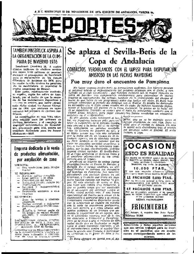 ABC SEVILLA 22-11-1972 página 61