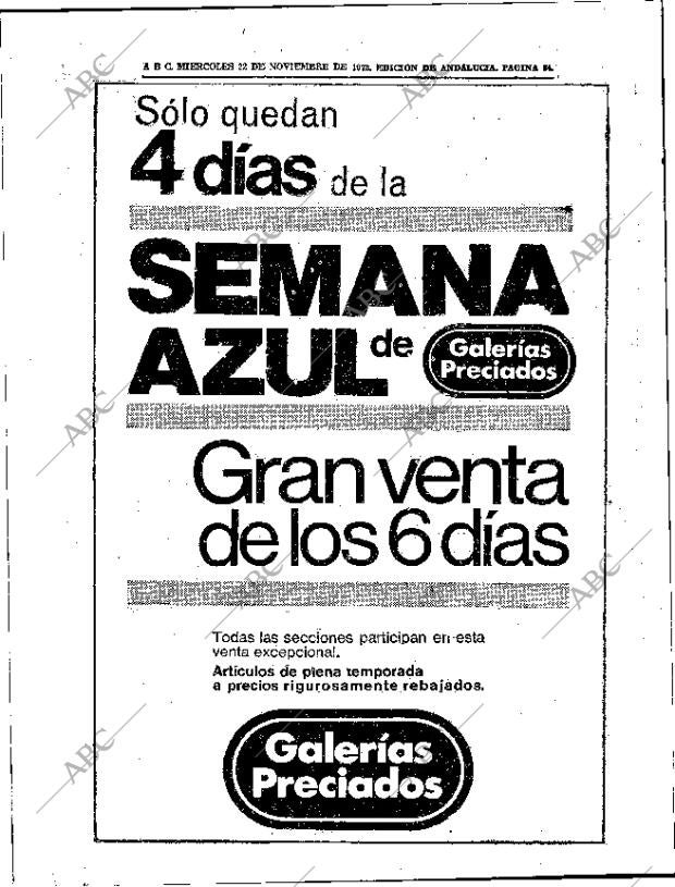 ABC SEVILLA 22-11-1972 página 64