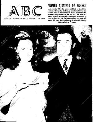 ABC SEVILLA 23-11-1972 página 1