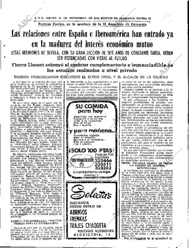 ABC SEVILLA 23-11-1972 página 11