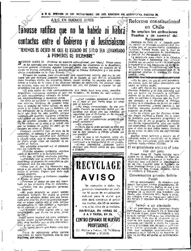 ABC SEVILLA 23-11-1972 página 16