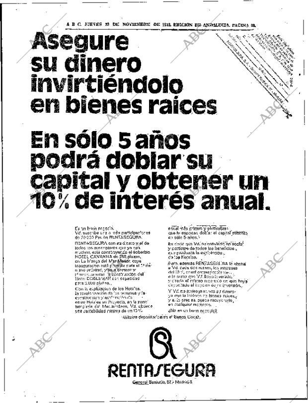 ABC SEVILLA 23-11-1972 página 22