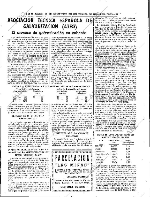 ABC SEVILLA 23-11-1972 página 23