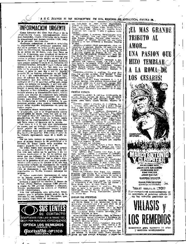 ABC SEVILLA 23-11-1972 página 44