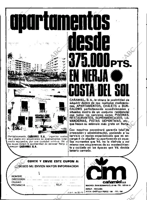 ABC MADRID 24-11-1972 página 24