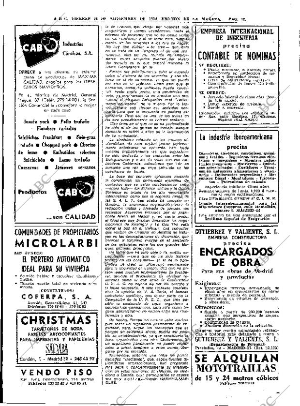 ABC MADRID 24-11-1972 página 32