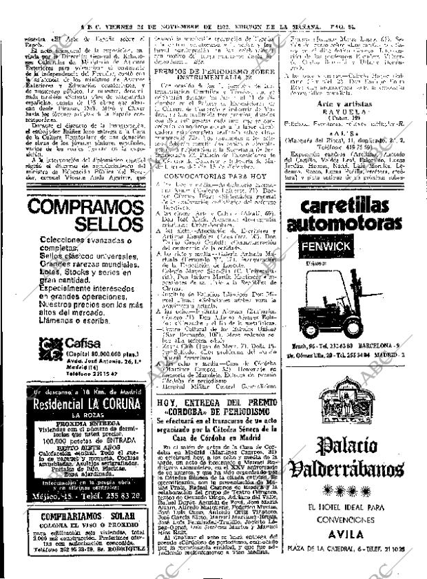 ABC MADRID 24-11-1972 página 64