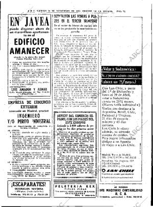 ABC MADRID 24-11-1972 página 71
