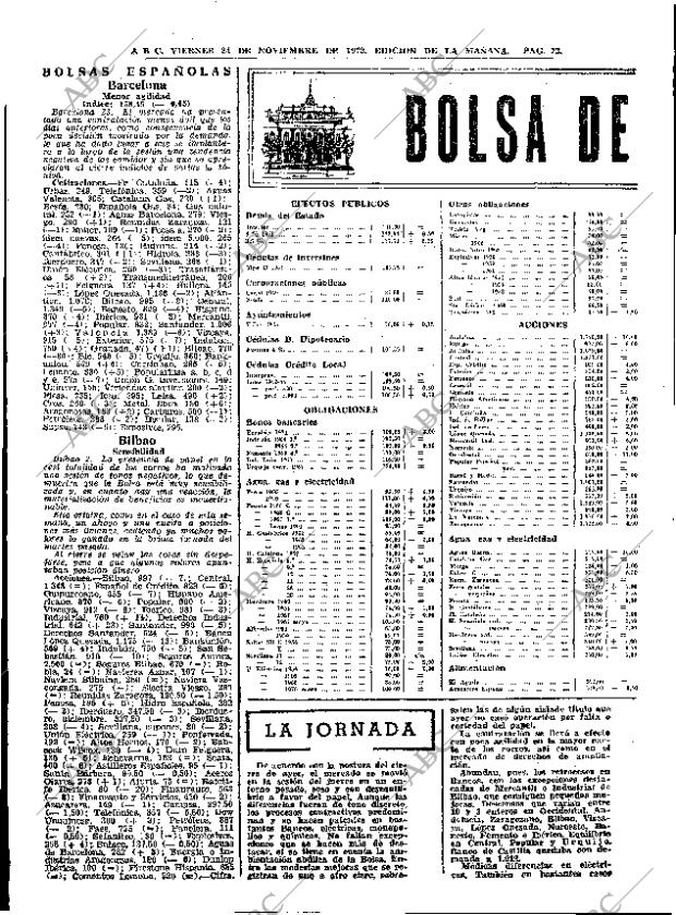 ABC MADRID 24-11-1972 página 72