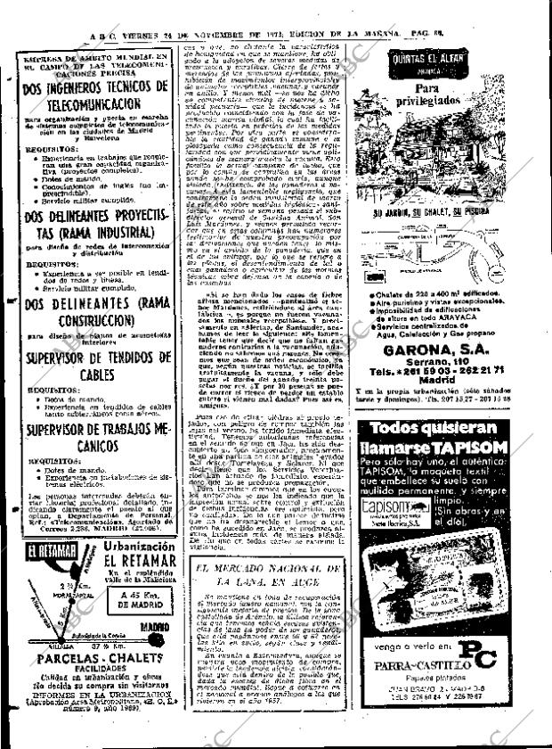 ABC MADRID 24-11-1972 página 80
