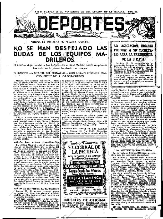 ABC MADRID 24-11-1972 página 81