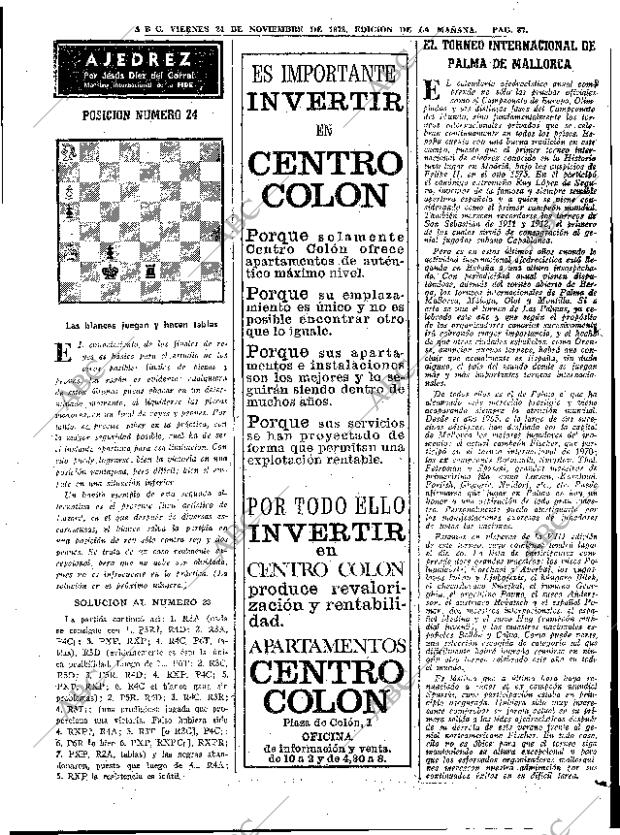 ABC MADRID 24-11-1972 página 87