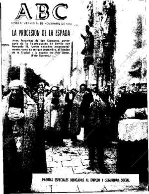 ABC SEVILLA 24-11-1972 página 1