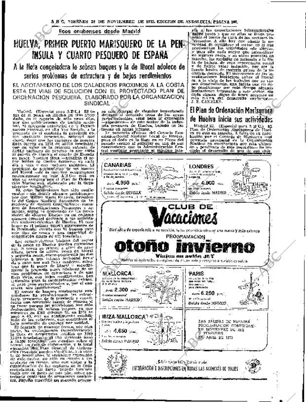 ABC SEVILLA 24-11-1972 página 101