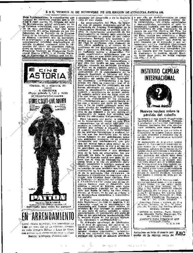 ABC SEVILLA 24-11-1972 página 102