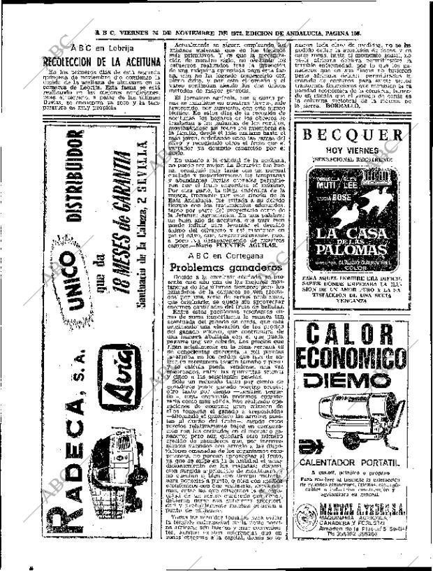 ABC SEVILLA 24-11-1972 página 106