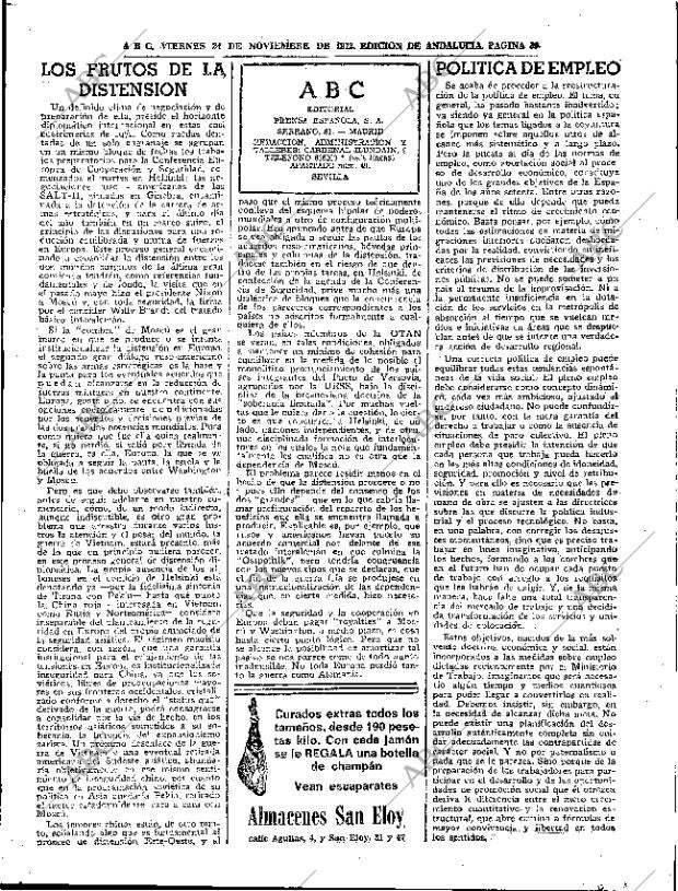 ABC SEVILLA 24-11-1972 página 39