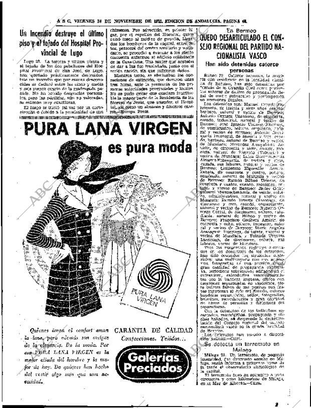 ABC SEVILLA 24-11-1972 página 49