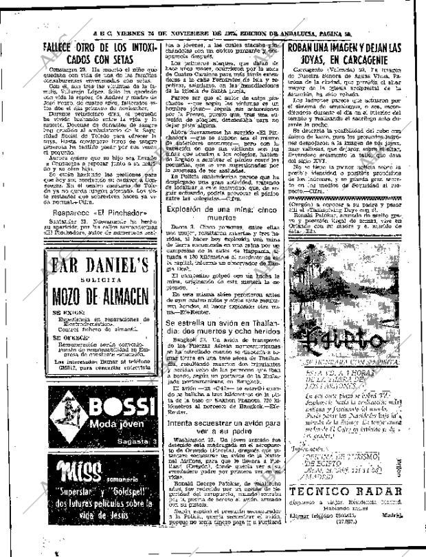 ABC SEVILLA 24-11-1972 página 50