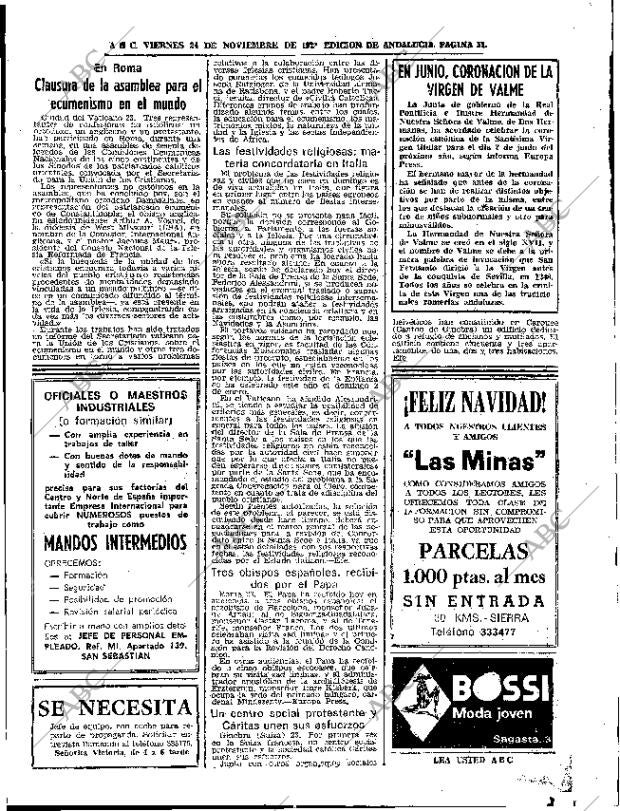 ABC SEVILLA 24-11-1972 página 51