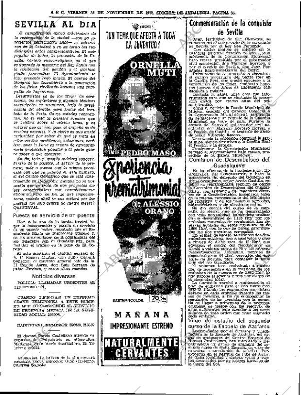 ABC SEVILLA 24-11-1972 página 55