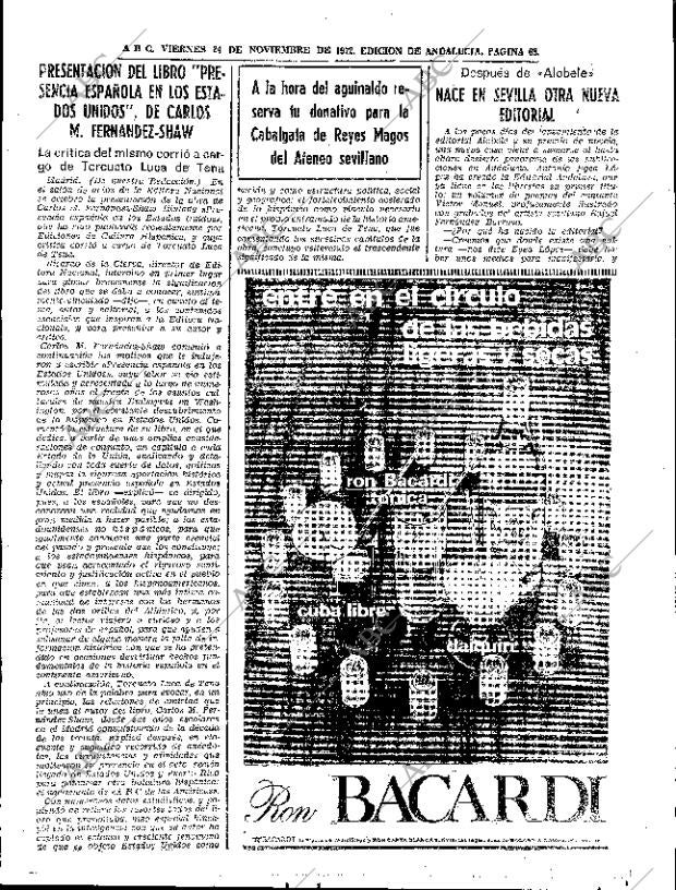 ABC SEVILLA 24-11-1972 página 63