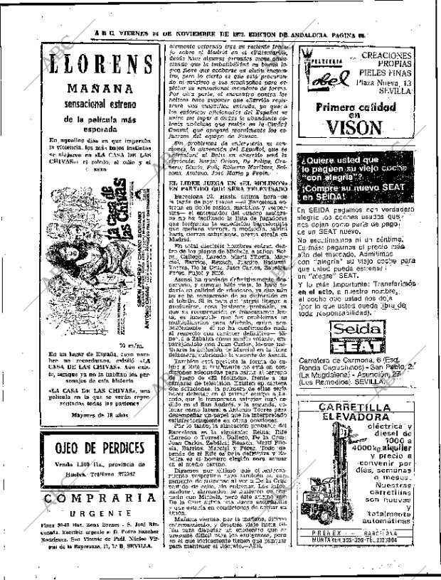 ABC SEVILLA 24-11-1972 página 66