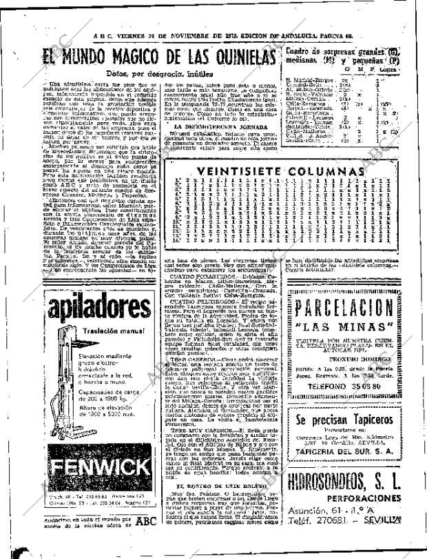 ABC SEVILLA 24-11-1972 página 68