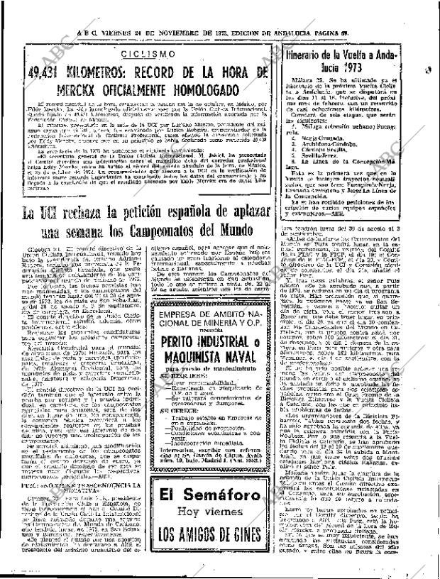 ABC SEVILLA 24-11-1972 página 69