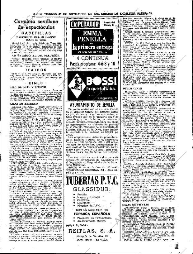 ABC SEVILLA 24-11-1972 página 75