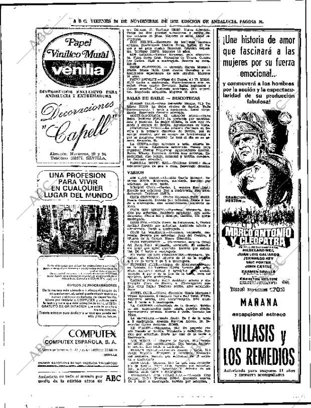 ABC SEVILLA 24-11-1972 página 76