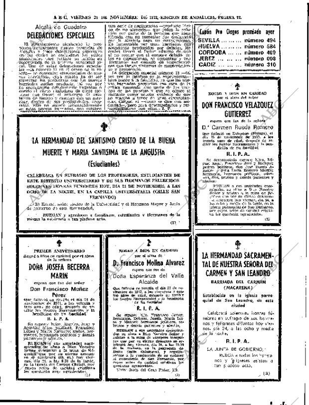 ABC SEVILLA 24-11-1972 página 77