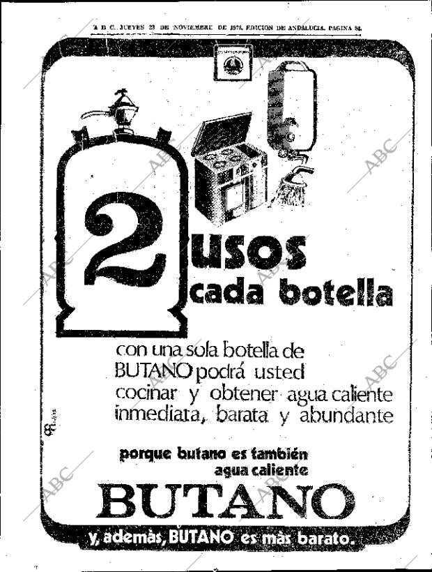 ABC SEVILLA 24-11-1972 página 84