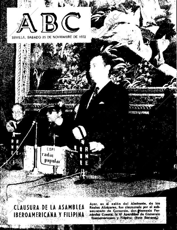 ABC SEVILLA 25-11-1972 página 1