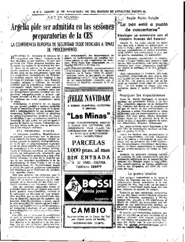 ABC SEVILLA 25-11-1972 página 41