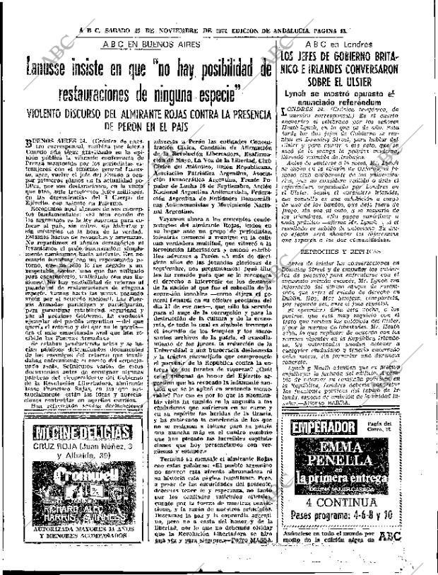 ABC SEVILLA 25-11-1972 página 43