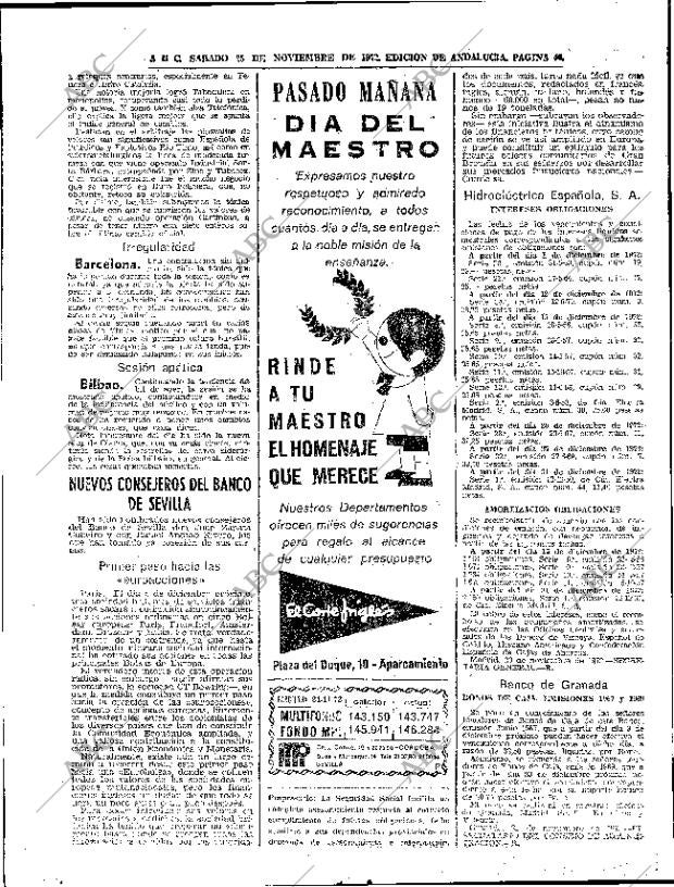 ABC SEVILLA 25-11-1972 página 46