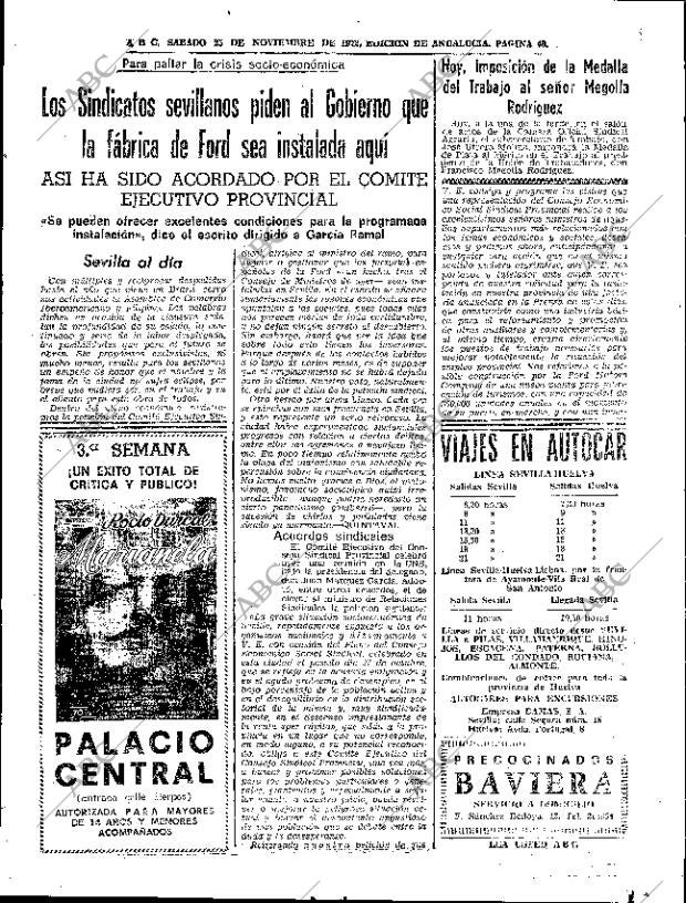 ABC SEVILLA 25-11-1972 página 49