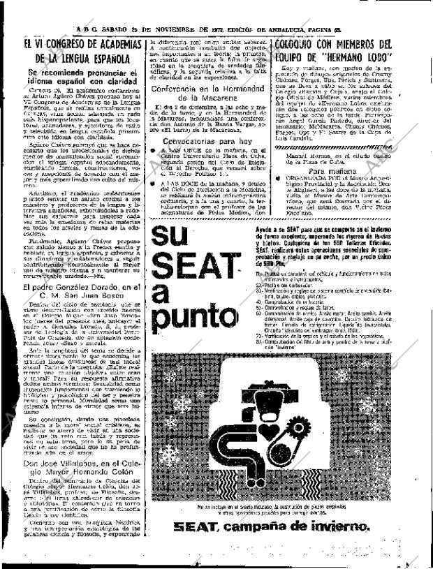 ABC SEVILLA 25-11-1972 página 55