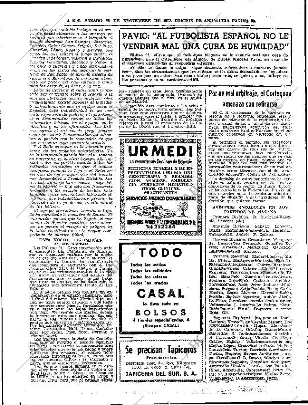 ABC SEVILLA 25-11-1972 página 60