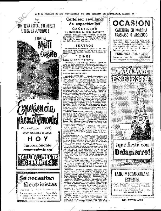 ABC SEVILLA 25-11-1972 página 68