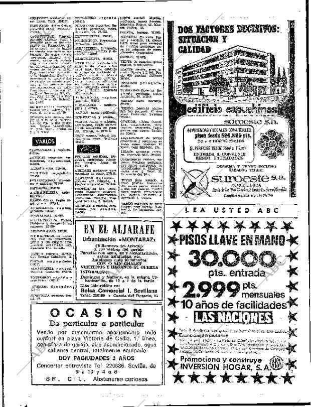 ABC SEVILLA 25-11-1972 página 74